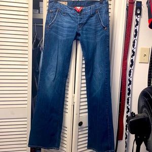 Women Lucky Brand wide bottoms jean
